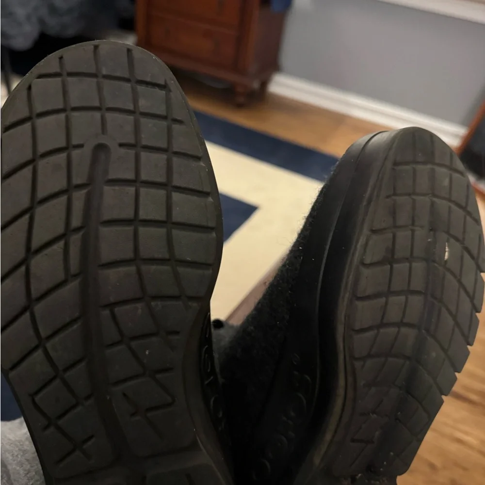 Oofos- Dark Grey Wool Boots - Picture 6 of 11